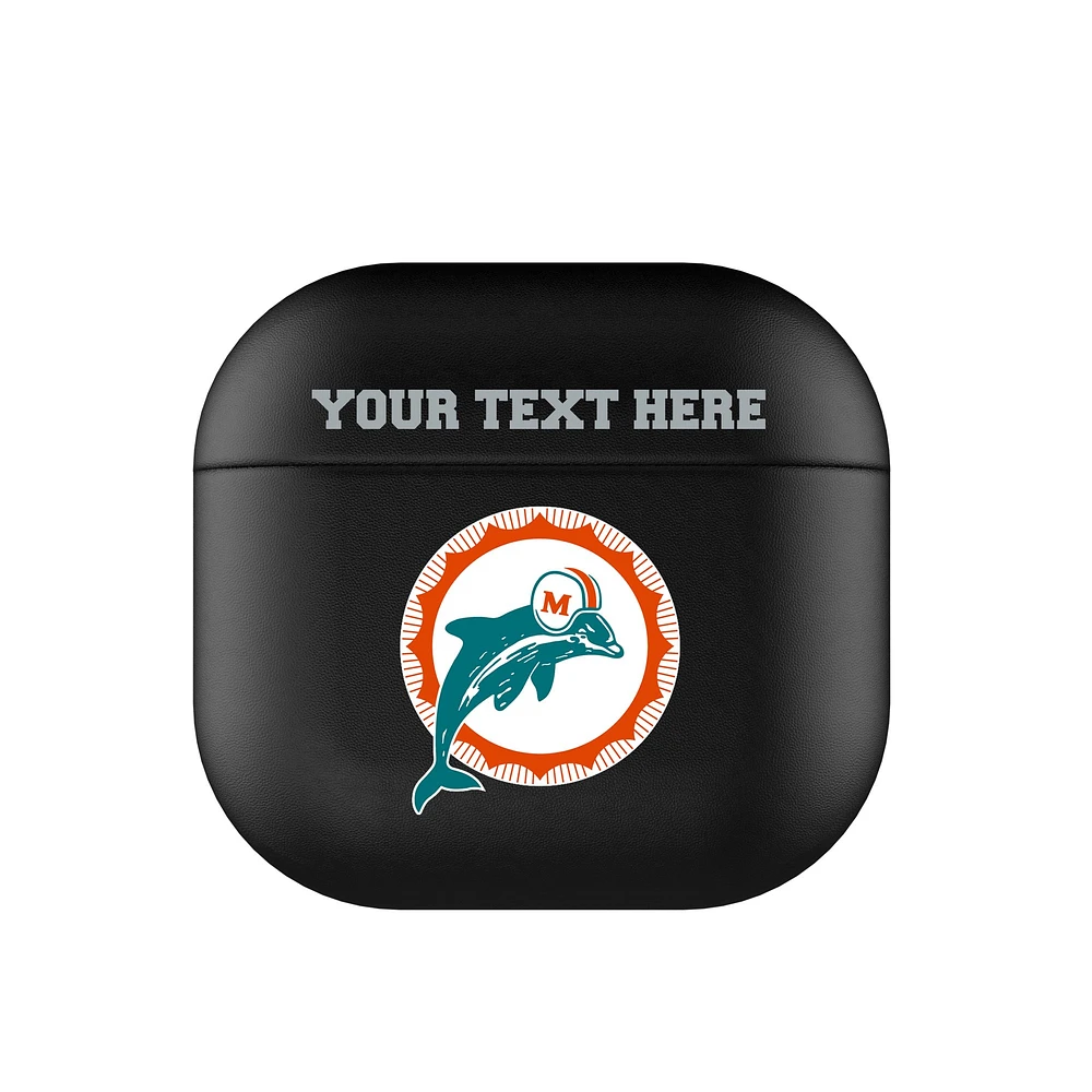 Keyscaper Miami Dolphins Personalized Insignia AirPods 4th Generation Case Cover