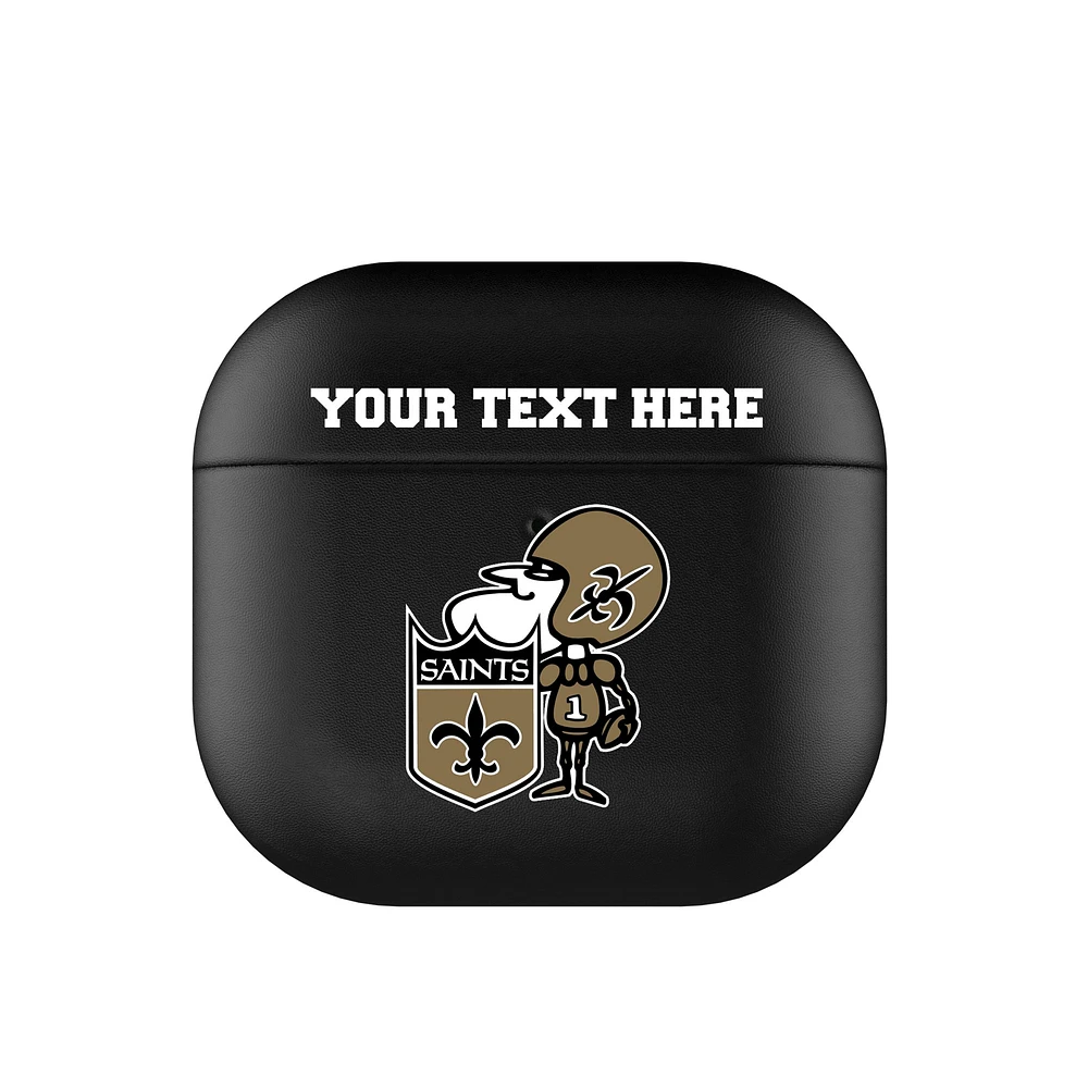 Keyscaper New Orleans Saints Personalized Insignia AirPods 4th Generation Case Cover