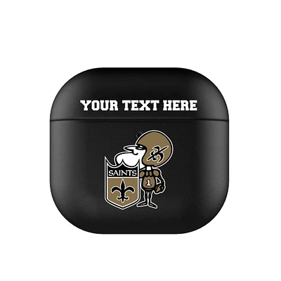 Keyscaper New Orleans Saints Personalized Insignia AirPods 4th Generation Case Cover
