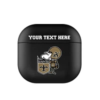 Keyscaper New Orleans Saints Personalized Insignia AirPods 4th Generation Case Cover