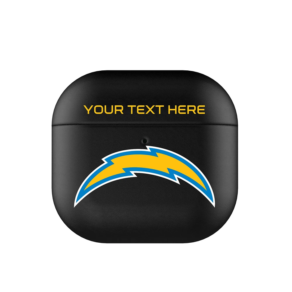 Keyscaper Los Angeles Chargers Personalized Insignia AirPods 4th Generation Case Cover