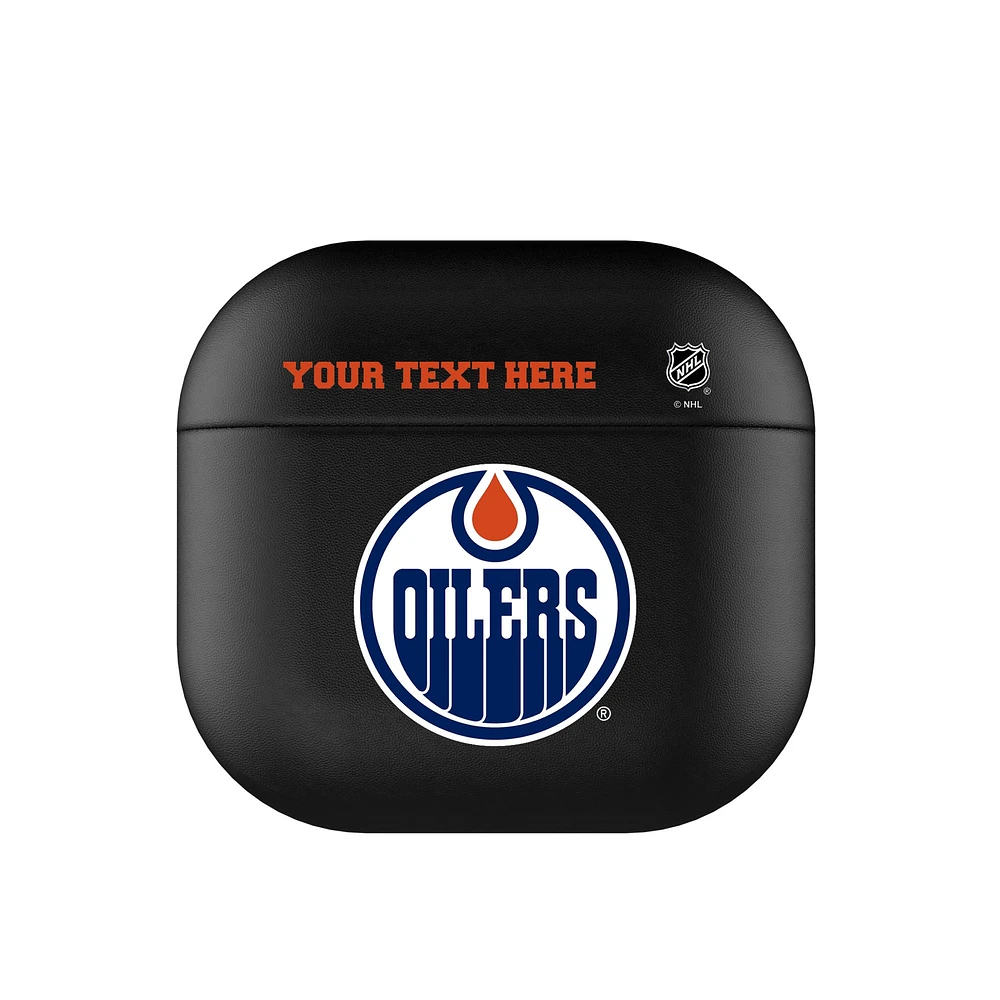 Keyscaper Edmonton Oilers Personalized Insignia AirPods 4th Generation Case Cover