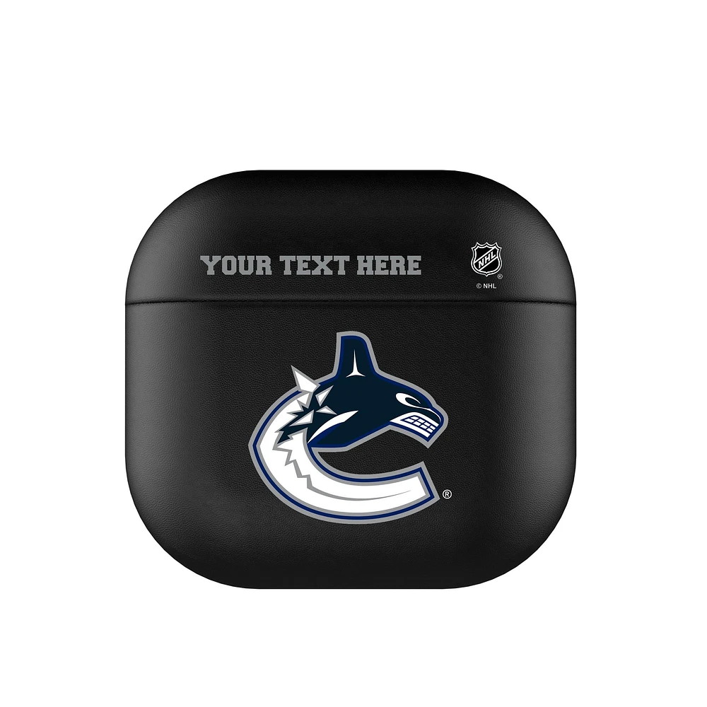 Keyscaper Vancouver Canucks Personalized Insignia AirPods 4th Generation Case Cover