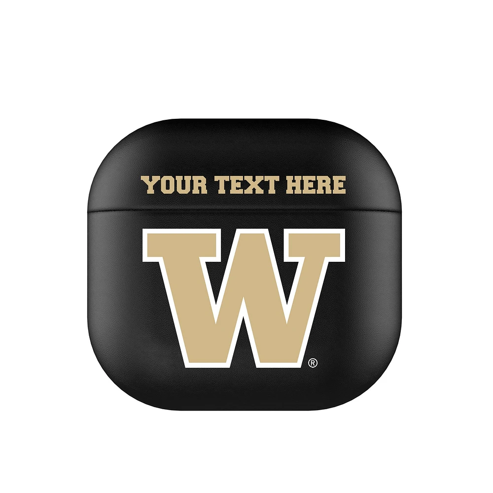 Keyscaper Washington Huskies Personalized Insignia AirPods 4th Generation Case Cover