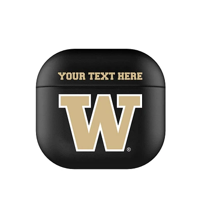 Keyscaper Washington Huskies Personalized Insignia AirPods 4th Generation Case Cover
