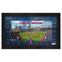 Highland Mint Cleveland Guardians Framed 12" x 20" 2025 Signature Field Photograph - Facsimile Signatures - Limited Edition of 5,000