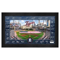 Highland Mint Detroit Tigers Framed 12" x 20" 2025 Signature Field Photograph - Facsimile Signatures - Limited Edition of 5,000