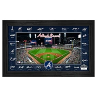 Highland Mint Atlanta Braves Framed 12" x 20" 2025 Signature Field Photograph - Facsimile Signatures - Limited Edition of 5,000