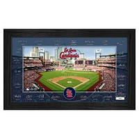 Highland Mint St. Louis Cardinals Framed 12" x 20" 2025 Signature Field Photograph - Facsimile Signatures - Limited Edition of 5,000