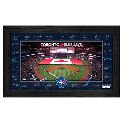 Highland Mint Toronto Blue Jays Framed 12" x 20" 2025 Signature Field Photograph - Facsimile Signatures - Limited Edition of 5,000