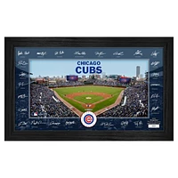 Highland Mint Chicago Cubs Framed 12" x 20" 2025 Signature Field Photograph - Facsimile Signatures - Limited Edition of 5,000