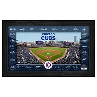 Highland Mint Chicago Cubs Framed 12" x 20" 2025 Signature Field Photograph - Facsimile Signatures - Limited Edition of 5,000