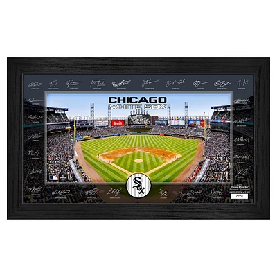 Highland Mint Chicago White Sox Framed 12" x 20" 2025 Signature Field Photograph - Facsimile Signatures - Limited Edition of 5,000
