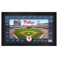 Highland Mint Philadelphia Phillies Framed 12" x 20" 2025 Signature Field Photograph - Facsimile Signatures - Limited Edition of 5,000