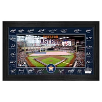 Highland Mint Houston Astros Framed 12" x 20" 2025 Signature Field Photograph - Facsimile Signatures - Limited Edition of 5,000