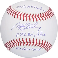 Matt Holliday St. Louis Cardinals Autographed Baseball with Multiple Inscriptions