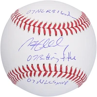 Matt Holliday St. Louis Cardinals Autographed Baseball with Multiple Inscriptions