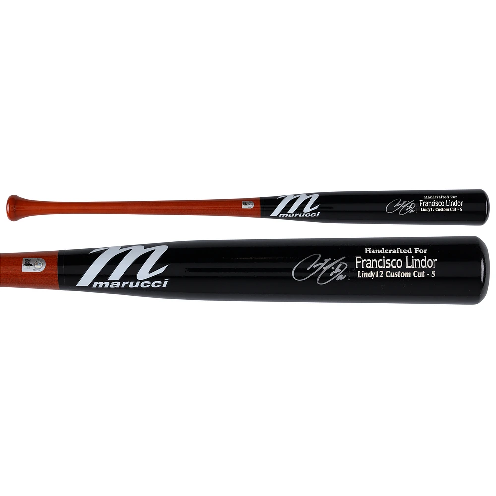 Francisco Lindor New York Mets Autographed Marucci Game Model Bat