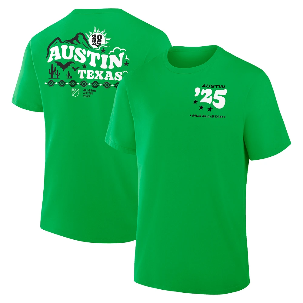 Men's Fanatics Green 2025 MLS All-Star Game Austin, Texas T-Shirt
