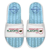 Unisex ISlide  White Minnesota Wild 2025 Stanley Cup Playoffs Ice Gel Slide Sandals