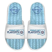 Unisex ISlide  White Winnipeg Jets 2025 Stanley Cup Playoffs Ice Gel Slide Sandals