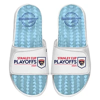 Unisex ISlide  White Florida Panthers 2025 Stanley Cup Playoffs Ice Gel Slide Sandals