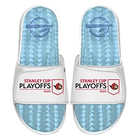 Unisex ISlide  White Ottawa Senators 2025 Stanley Cup Playoffs Ice Gel Slide Sandals