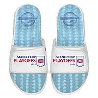 Unisex ISlide  White Montreal Canadiens 2025 Stanley Cup Playoffs Ice Gel Slide Sandals