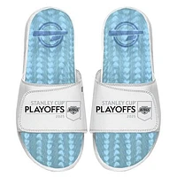 Unisex ISlide  White Los Angeles Kings 2025 Stanley Cup Playoffs Ice Gel Slide Sandals