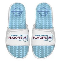Unisex ISlide  White Colorado Avalanche 2025 Stanley Cup Playoffs Ice Gel Slide Sandals