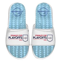 Unisex ISlide  White Washington Capitals 2025 Stanley Cup Playoffs Ice Gel Slide Sandals