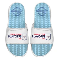 Unisex ISlide  White Washington Capitals 2025 Stanley Cup Playoffs Ice Gel Slide Sandals