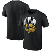 Men's Fanatics  Black Indiana Pacers 2025 Eastern Conference Champions Box Out T-Shirt