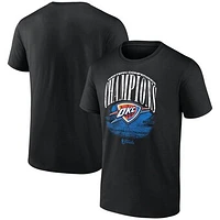 Men's Fanatics  Black Oklahoma City Thunder 2025 Western Conference Champions Box Out T-Shirt