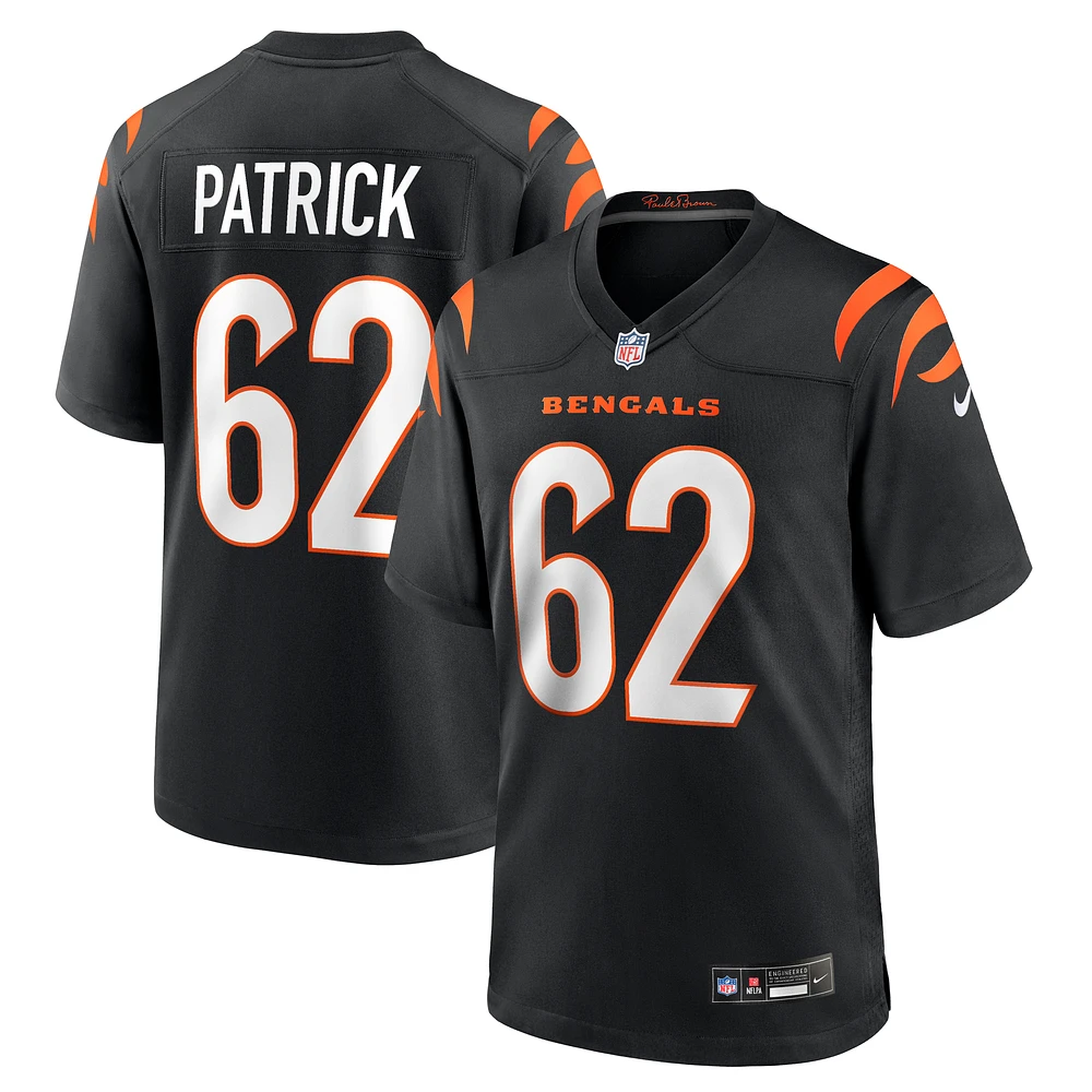 Men's Nike Lucas Patrick Black Cincinnati Bengals Team Game Jersey