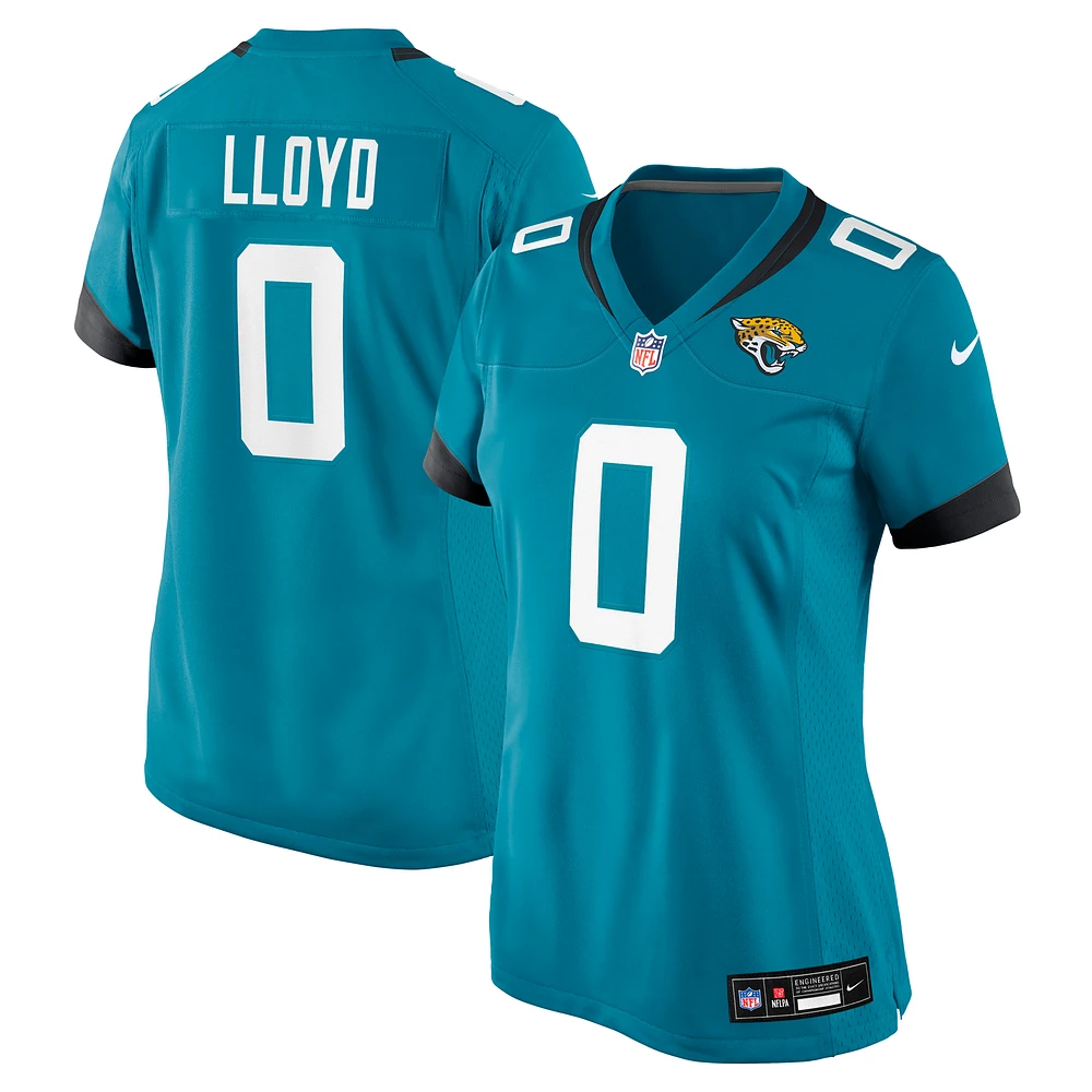 Women's Nike Devin Lloyd Teal Jacksonville Jaguars Team Game Jersey