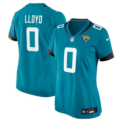 Women's Nike Devin Lloyd  Teal Jacksonville Jaguars Team Game Jersey