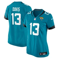 Women's Nike Gabe Davis  Teal Jacksonville Jaguars Team Game Jersey