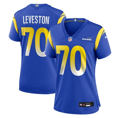 Women's Nike KT Leveston  Royal Los Angeles Rams Team Game Jersey
