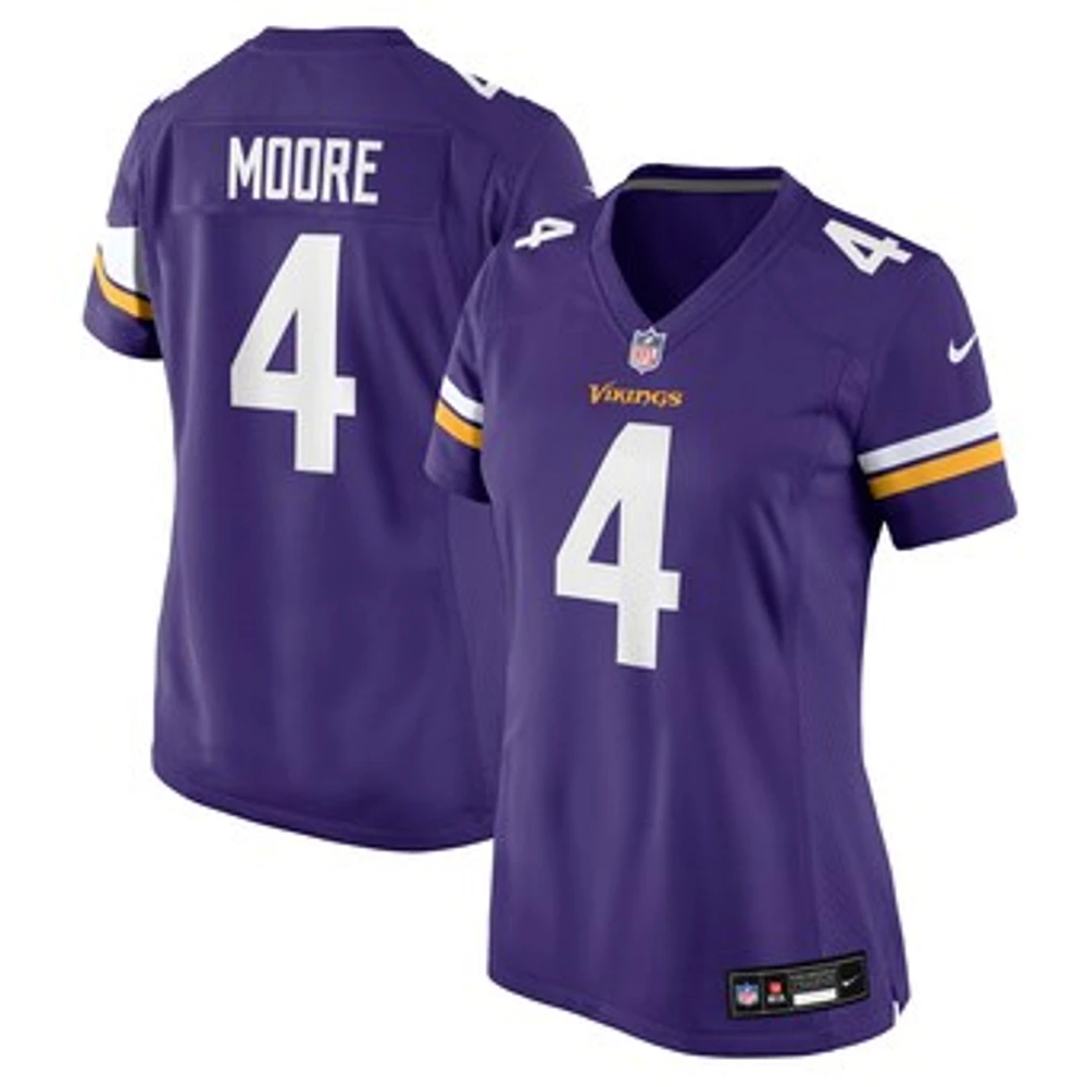 Women's Nike Rondale Moore  Purple Minnesota Vikings Team Game Jersey