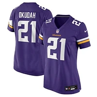 Women's Nike Jeff Okudah  Purple Minnesota Vikings Team Game Jersey