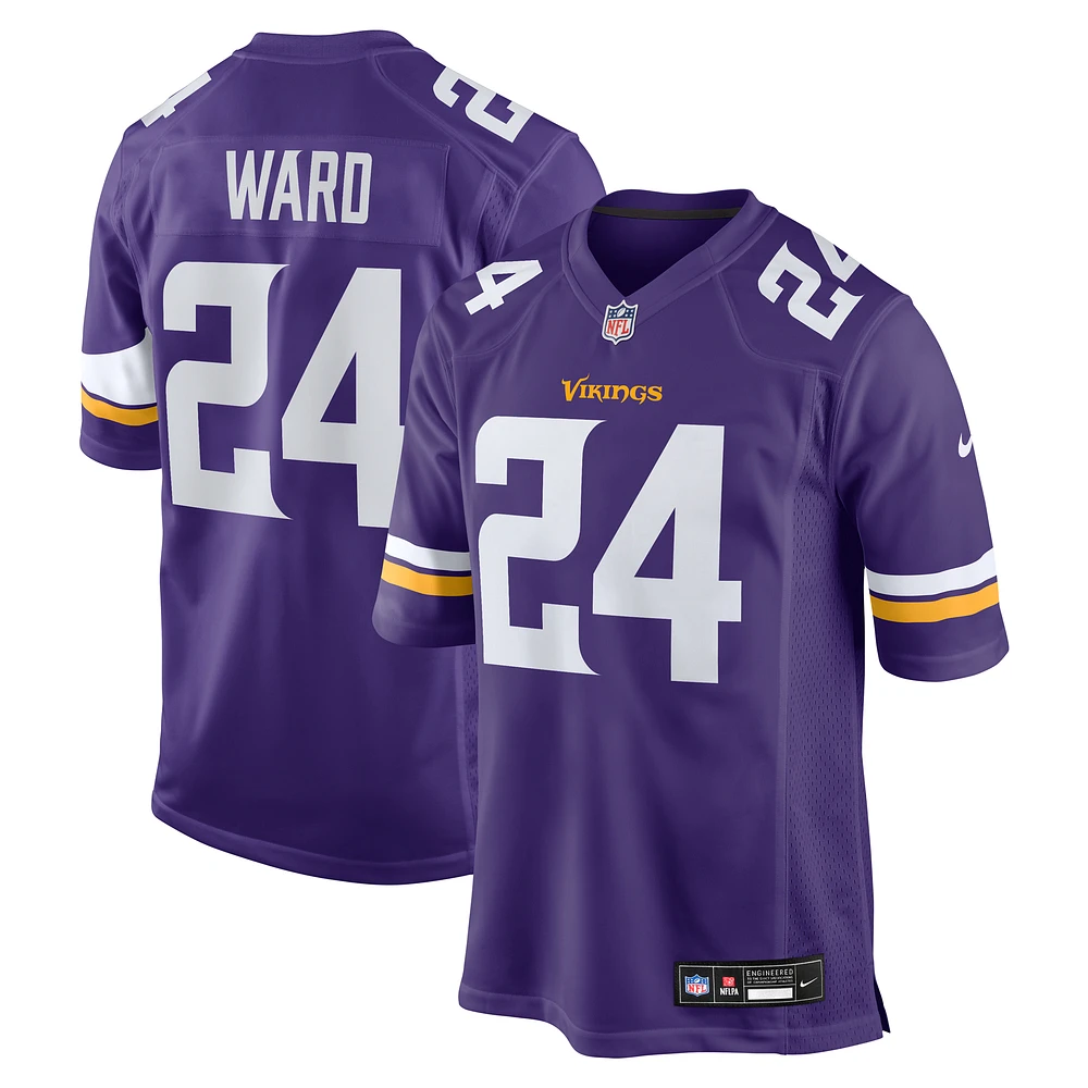 Men's Nike Jay Ward Purple Minnesota Vikings Team Game Jersey