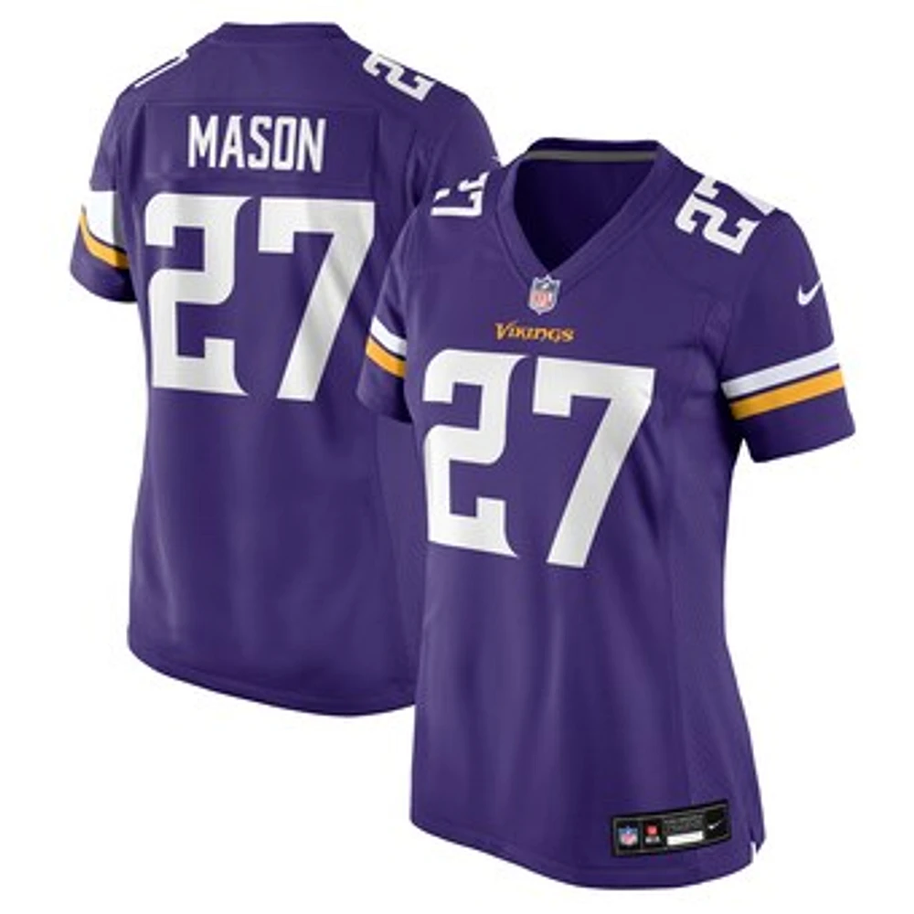 Women's Nike Jordan Mason  Purple Minnesota Vikings Team Game Jersey