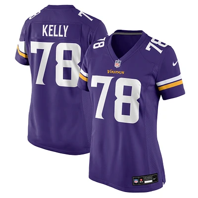 Women's Nike Ryan Kelly  Purple Minnesota Vikings Team Game Jersey