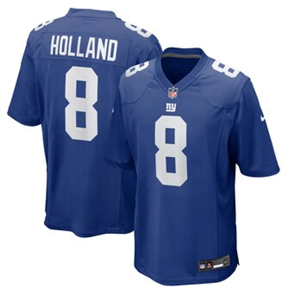 Men's Nike Jevon Holland  Royal New York Giants Team Game Jersey