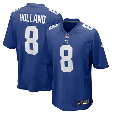 Men's Nike Jevon Holland  Royal New York Giants Team Game Jersey