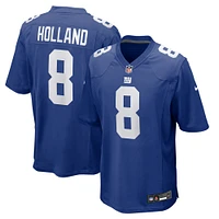 Men's Nike Jevon Holland  Royal New York Giants Team Game Jersey