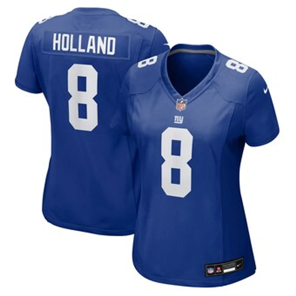 Women's Nike Jevon Holland  Royal New York Giants Team Game Jersey