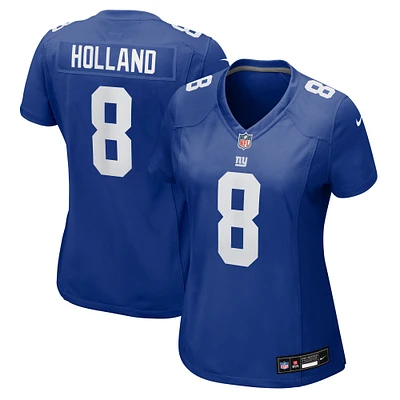 Women's Nike Jevon Holland  Royal New York Giants Team Game Jersey