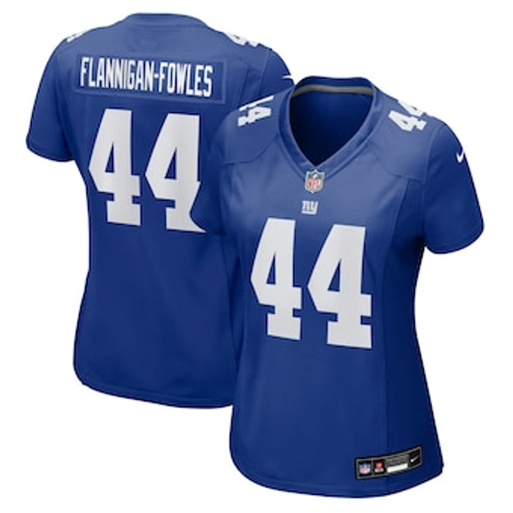 Women's Nike Demetrius Flannigan-Fowles  Royal New York Giants Team Game Jersey